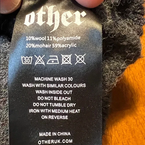 Other UK Oversized Wool Blend Cardigan Size Large - Picture 5 of 16